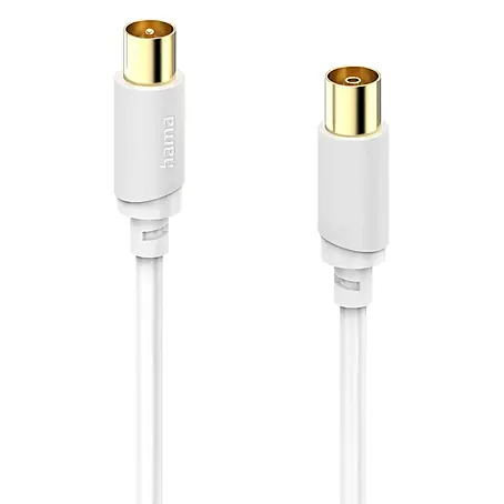Hama  Koaxialkabel 1x Koaxial-Stecker - 1x Koaxial-Buchse 120 dB