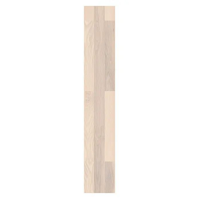 Living by Haro Parkettmuster Esche Weiß - 290 x 180 x 12 mm, Schiffsboden - Helles Holzbodenbrett mit subtilen Maserungen, ideal für moderne Innenräume, die eine natürliche und schlichte Ästhetik suchen.