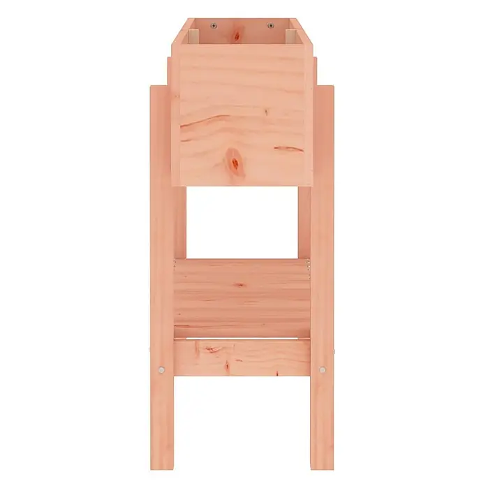 Furnicato Hochbeet - 30 x 101 x 69 cm, Holz, Natürliches Douglasie - Erhöhtes Pflanzgefäß aus hellem Kiefernholz, Vorderansicht.