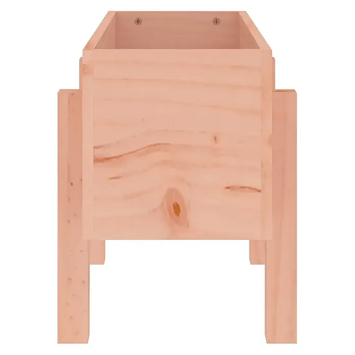 Furnicato Hochbeet - 30 x 62 x 38 cm, Holz, Natürliches Douglasie - Freistehender Pflanzkasten aus hellem Naturkiefernholz mit Beinen.