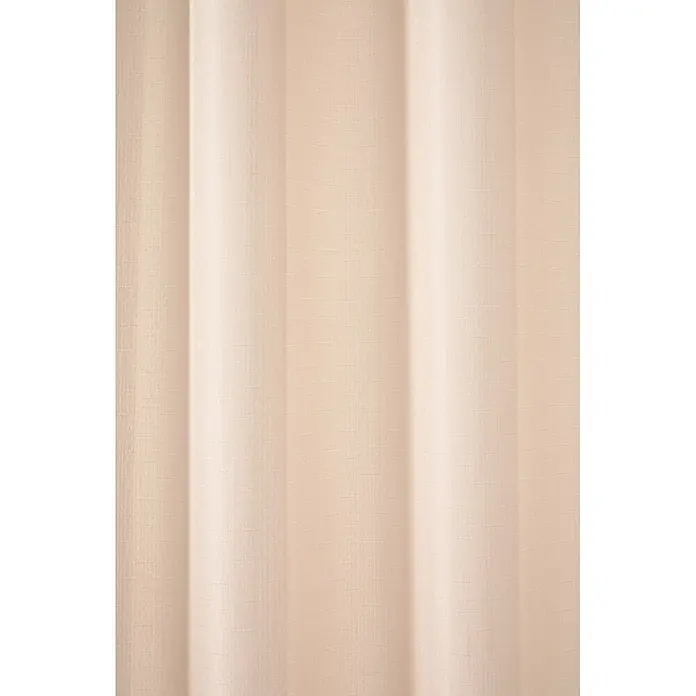 Visillo para ventana Lille Set de 2 uds - An x Al: 140 x 260 cm, 100% poliéster, Taupe, 2 ud. - Tela texturizada beige claro con pliegues verticales, adecuada para cortinas o visillos.