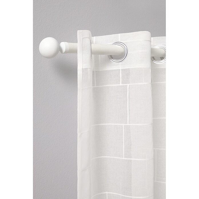 Visillo para ventana Arkala (An x Al: 140 x 260 cm, Blanco) | BAUHAUS