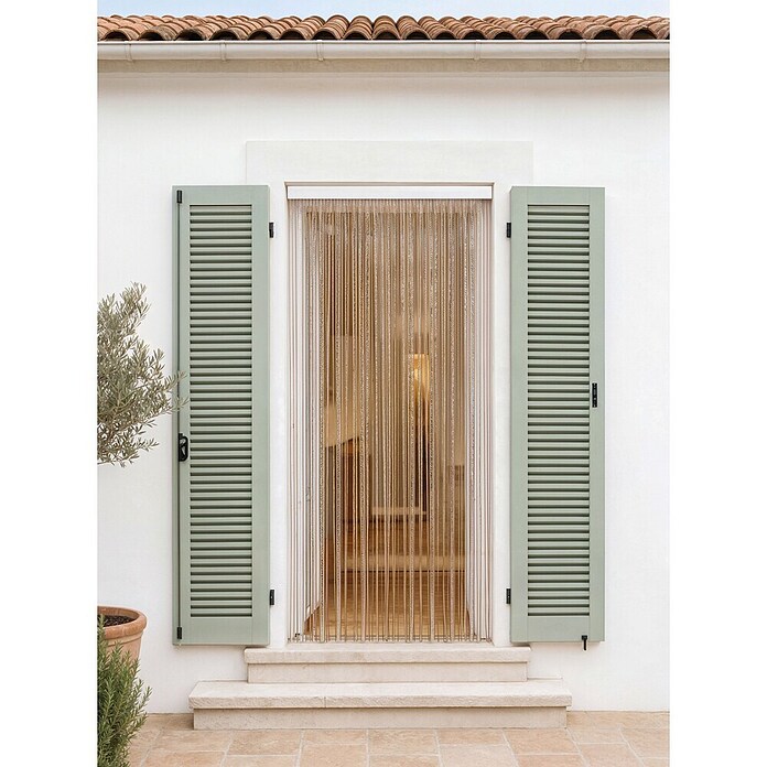 Cortina para puerta Palermo (Chocolate, An x Al: 90 x 210 cm) | BAUHAUS
