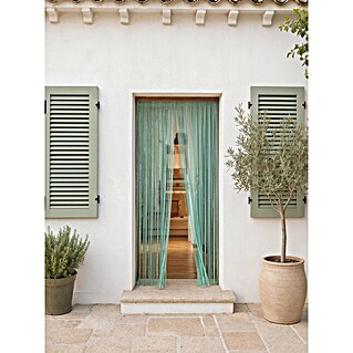 Cortina para puerta Palermo (Verde, An x Al: 90 x 210 cm)