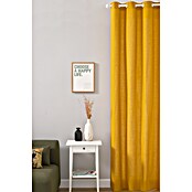 Cortina con ollaos New Panama (An x Al: 135 x 260 cm, 100% algodón, Amarillo) | BAUHAUS