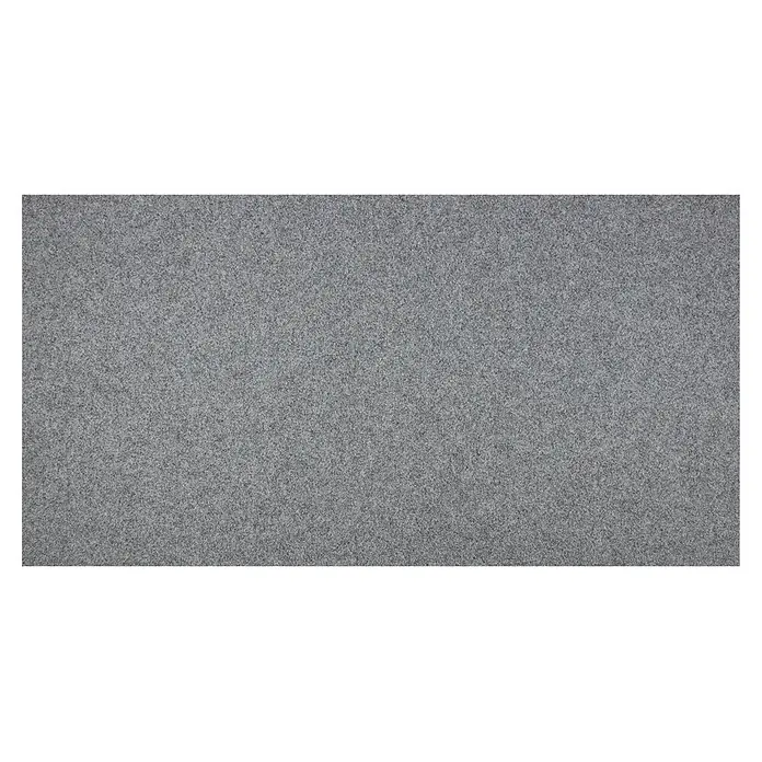 Rasenteppich Park - L x B: 100 x 100 cm, Hellgrau, Mit Drainagenoppen - Dunkelgrauer Filzstoff mit leichter Textur.