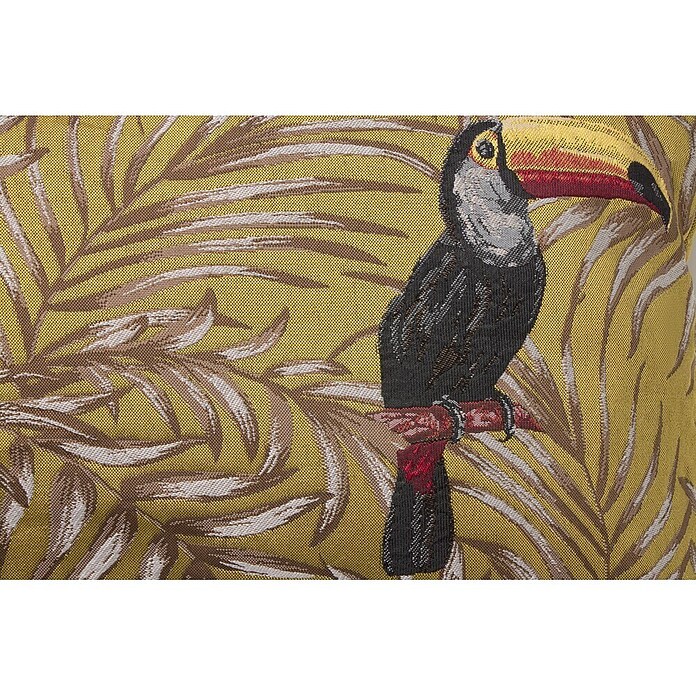 Cojín Jacquard Tucán (Mostaza, 50 x 30 cm, 1 ud.) | BAUHAUS