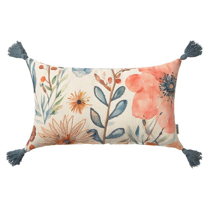 Cojín Celeste (Estampado floral, 50 x 30 cm, 1 ud.) | BAUHAUS