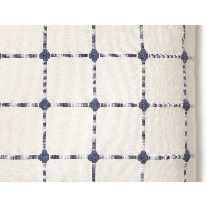 Cojín Edna con pompones (Azul, 50 x 50 cm) | BAUHAUS