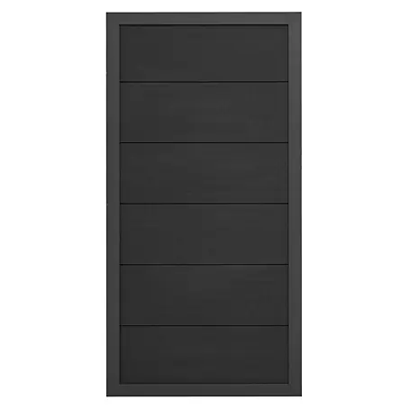 GartenLand  Sichtschutzelement WPC Zaun Classico Alu Anthrazit Ohne Pfosten