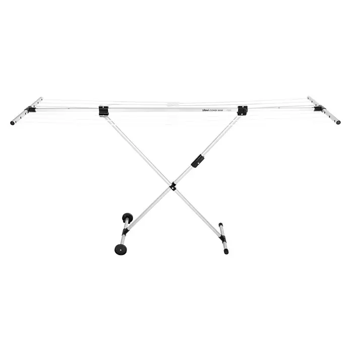 Stewi Stand-Wäscheständer 1502 - L x B x H: 160 x 44 x 92 cm, alu / schwarz