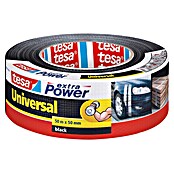tesa Extra Power Folienband Universal (Schwarz, 50 m x 50 mm)