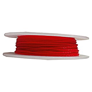 Heka Maurerschnur (20 m, Durchmesser: 1 mm, Rot)
