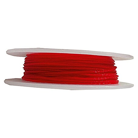 Heka Maurerschnur (20 m, Durchmesser: 1 mm, Rot)