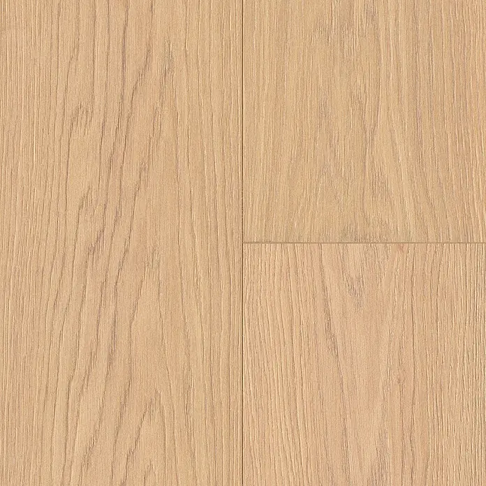 Krono Original Laminat Durastar - Natural Darcy Oak, Landhausdiele, 1.288 x 245 x 9 mm - Helles Eichenholzparkett mit sichtbarer Maserung und Dielenmuster.