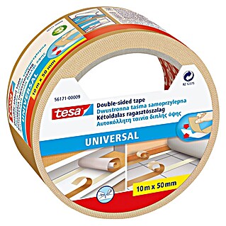 Tesa Doppelseitiges Klebeband Universal (10 m x 50 mm)