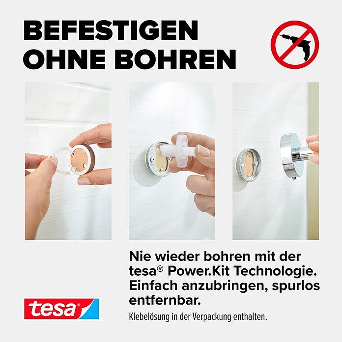 Tesa Bath Mantelhaken (Chrom, Glänzend)
