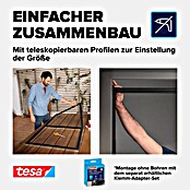 Tesa Puerta con protección contra insectos Falt (Antracita, Montaje de la mosquitera: Pinzas) | BAUHAUS