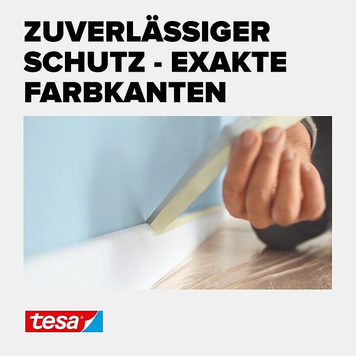 Tesa Classic Maler-Kreppband (50 m x 50 mm)