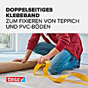 tesa Verlegeband (10 m x 50 mm, Beidseitig selbstklebend, Geeignet für: Fußbodenheizung)