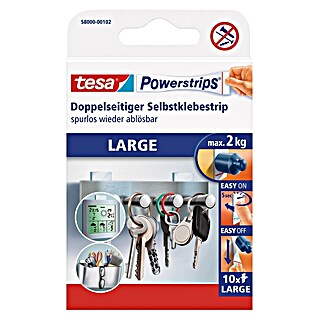 Tesa Powerstrips Selbstklebestrip Large (10 Stk.)