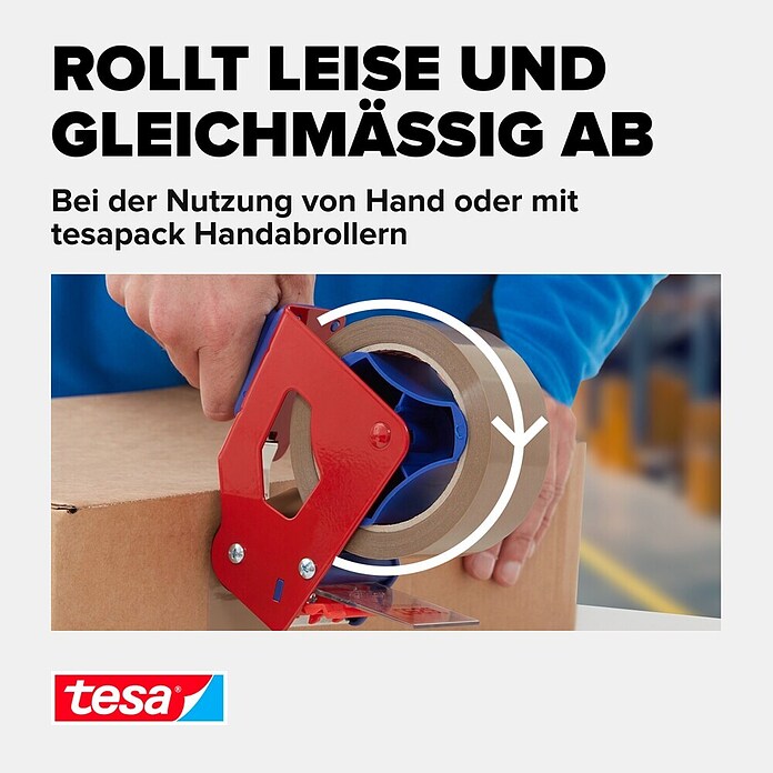 tesa Pack Paketklebeband Perfect & Strong (Braun, 66 m x 50 mm)