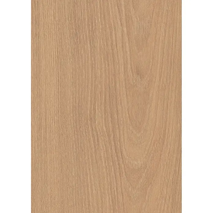 Krono Original Laminat Durastar Herringbone - Smoked Montanara Oak, Fischgrät, 630 x 126 x 9 mm - Helle Holzmaserung in Braun mit vertikalen Linien und sanften Wellen.