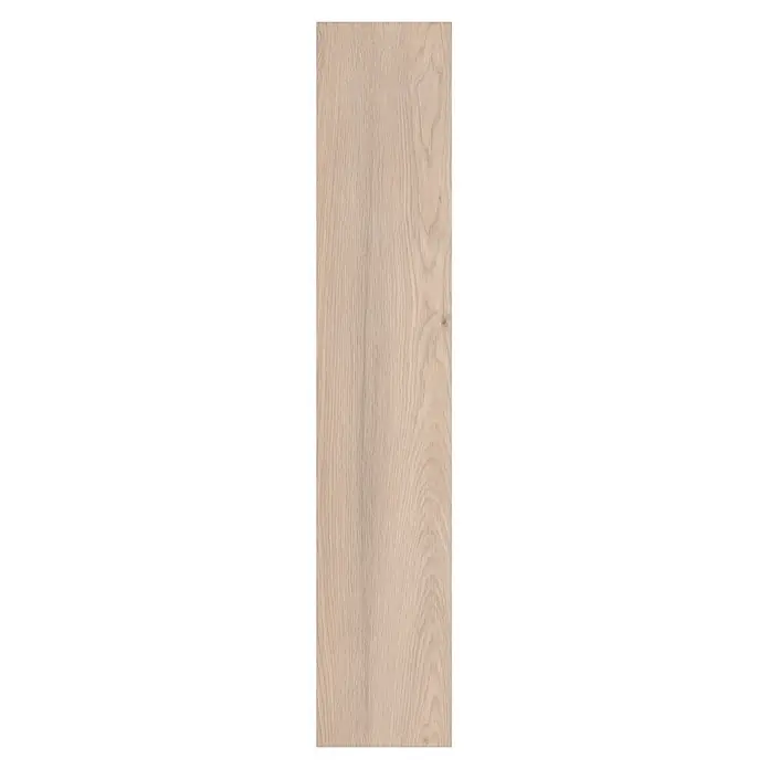 Krono Original Laminat Durastar - Vintage Ribera Oak, Landhausdiele, 1.288 x 245 x 13 mm - Helles Holzmaserungspaneel mit subtilen vertikalen Mustern.