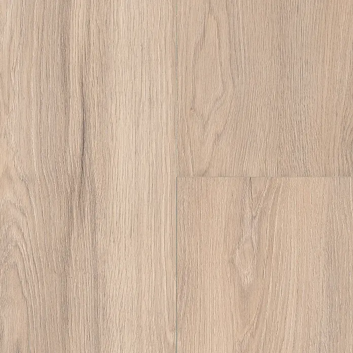 Krono Original Laminat Durastar - Vintage Ribera Oak, Landhausdiele, 1.288 x 245 x 13 mm - Heller Holzoptik-Bodenbelag mit ausgeprägter Maserung, in Dielen verlegt.