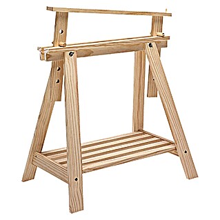 Astigarraga Houten schraag Architekt (Draagvermogen: 400 kg, Hoogte: 70 cm, Grenen, Naturel)