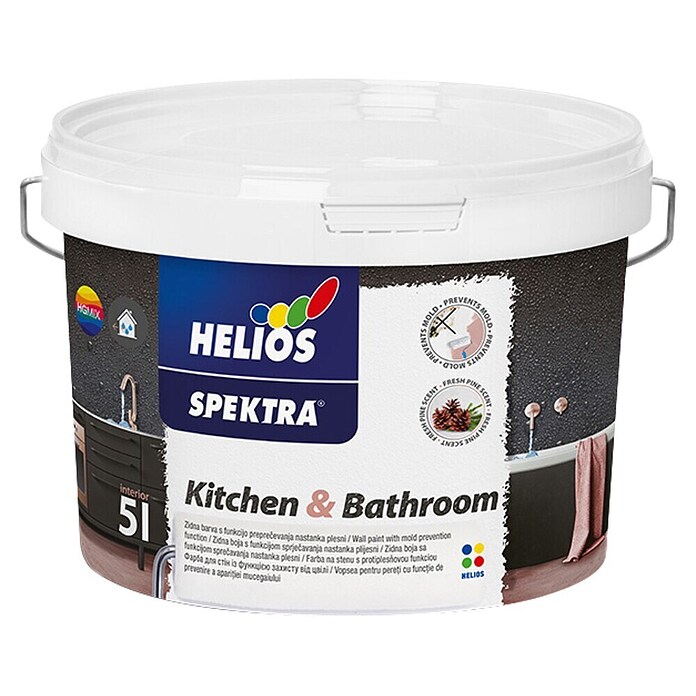 Helios Barva za kuhinje in kopalnice  (5 l) | 5866 - IF Disp Spezialprodukte | HADC - Innenfarben | HAD - Farben | HA - Farben | H - Innendeko/Farben | BAUHAUS
