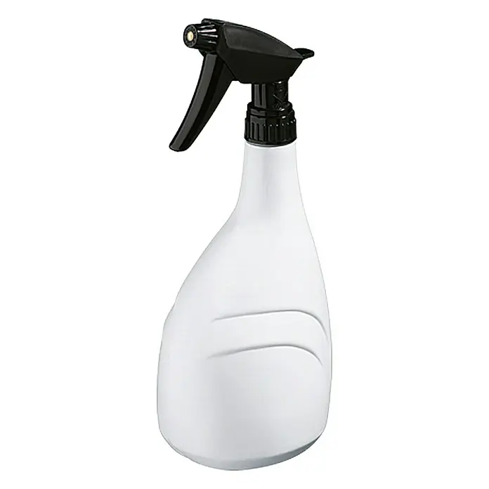 Geli Eden Handsprüher - Weiß, 0,9 l - Weiße Sprühflasche mit schwarzem Sprühkopf, ideal für Reinigung oder Gartenarbeit. Einfach zu bedienen und vielseitig einsetzbar.