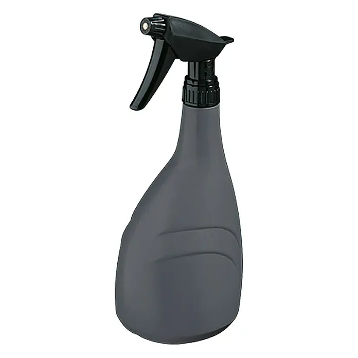 Geli Eden HandsprüherAnthrazit, 0,9 l - Graue Sprühflasche mit schwarzem Sprühkopf, ideal für Reinigung oder Gartenarbeit, robust und vielseitig einsetzbar.