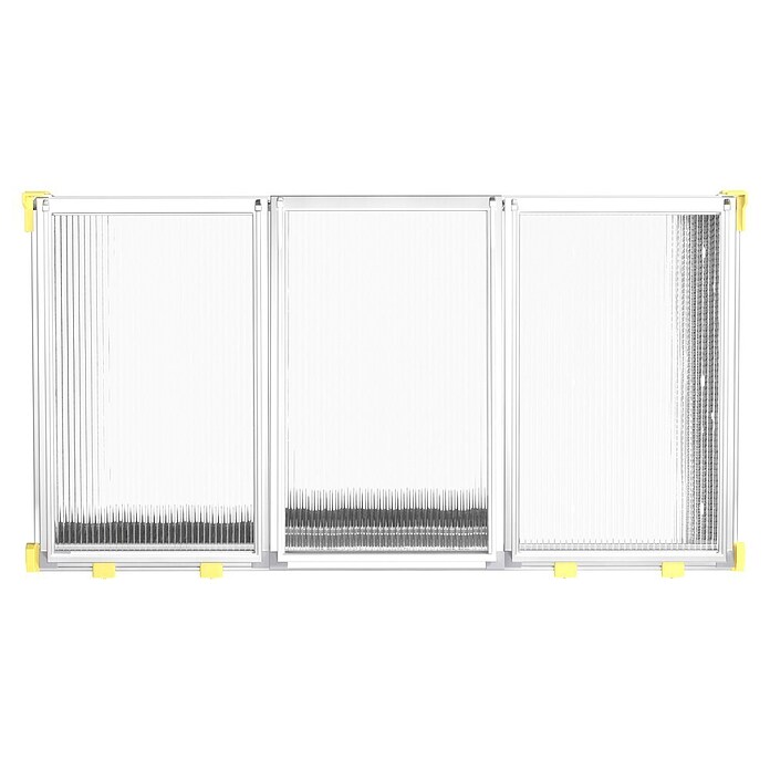 Juwel Frühbeet Premium-BIOSTAR 1500 (150 x 80 x 50 cm, Polycarbonat, Transparent/Gelb) | BAUHAUS