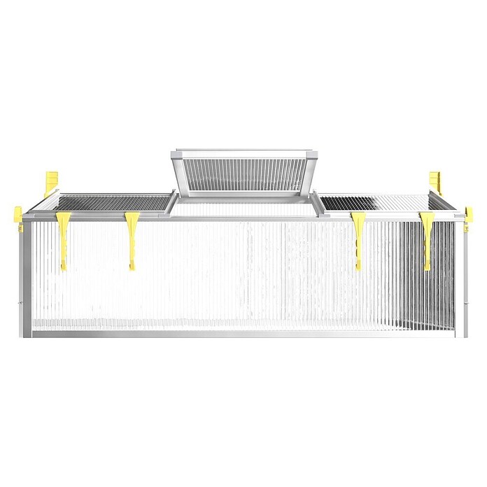 Juwel Frühbeet Premium-BIOSTAR 1500 (150 x 80 x 50 cm, Polycarbonat, Transparent/Gelb) | BAUHAUS