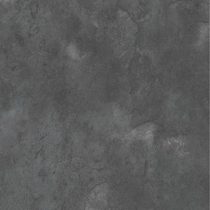 GEO Alu-Verbundplatte - 100 x 255 cm, Schiefer - Dunkelgraues strukturiertes Material, das Beton oder Schiefer ähnelt, für Boden- oder Wandbeläge.