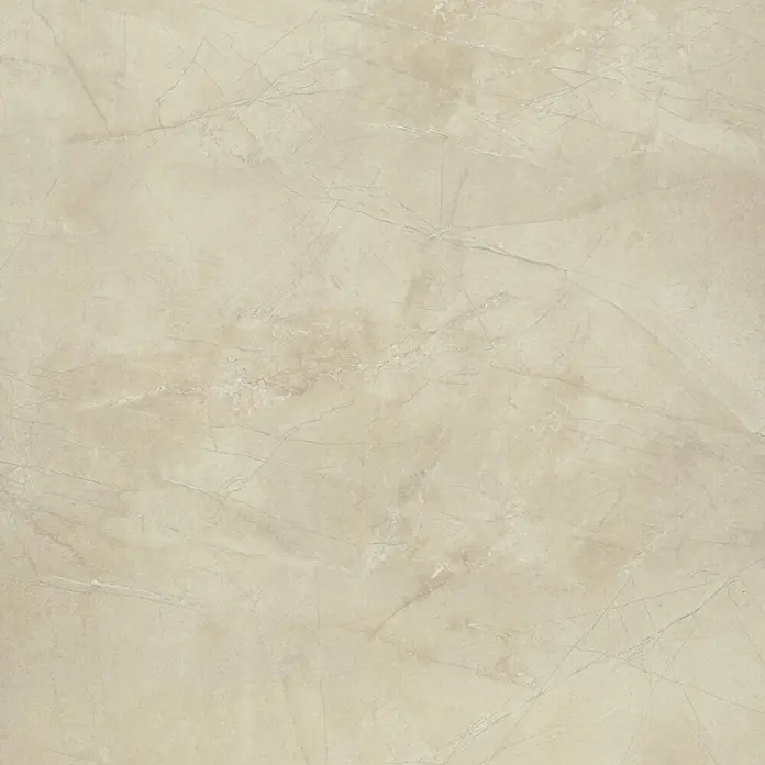 SanDesign Acryl-Verbundplatte - 100 x 250 cm, Beige Marble - Hellbeige Marmor-Optik Fliese mit dezenter Äderung.