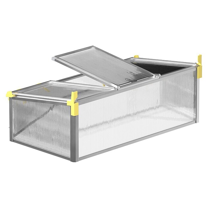 Juwel Frühbeet Premium-BIOSTAR 1500 (150 x 80 x 50 cm, Polycarbonat, Transparent/Gelb) | BAUHAUS