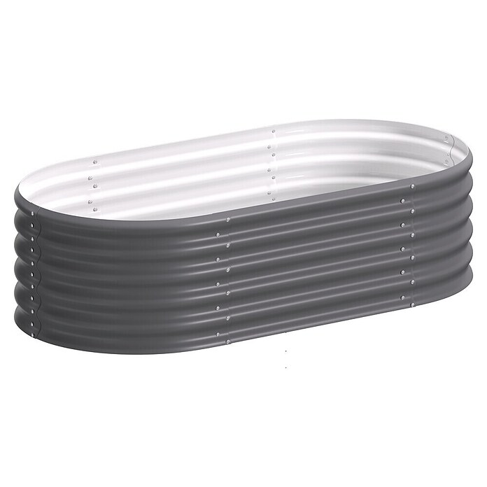 Vitavia Hochbeet Terra 401 (162 x 82 x 40,1 cm, Zincalume®, Granit) | BAUHAUS
