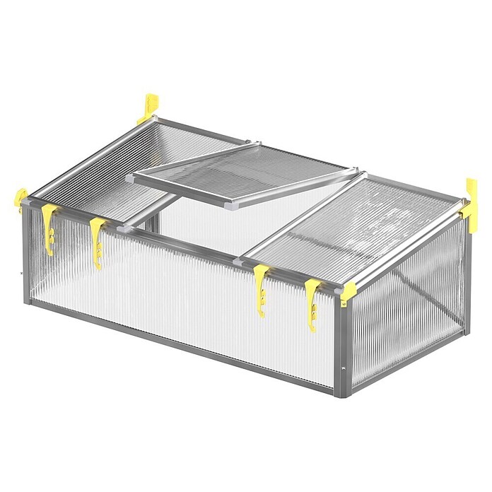 Juwel Frühbeet Premium-BIOSTAR 1500 (150 x 80 x 50 cm, Polycarbonat, Transparent/Gelb) | BAUHAUS