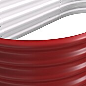 Vitavia Hochbeet Terra 401 (162 x 82 x 40,1 cm, Zincalume®, Rubin) | BAUHAUS