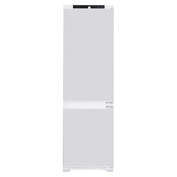 Wolkenstein Kühl-Gefrierkombination WKG255ENFEB - Nutzinhalt Gesamt: 253 l, 54 x 54 x 178,6 cm, Weiß - Weißer integrierter Kühl-Gefrierschrank mit digitalem Bedienfeld.