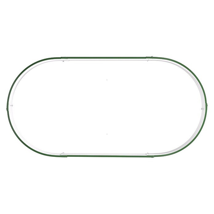 Vitavia Hochbeet Terra 401 (162 x 82 x 40,1 cm, Zincalume®, Seegras) | BAUHAUS