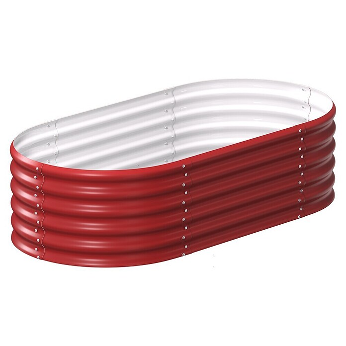 Vitavia Hochbeet Terra 401 (162 x 82 x 40,1 cm, Zincalume®, Rubin) | BAUHAUS