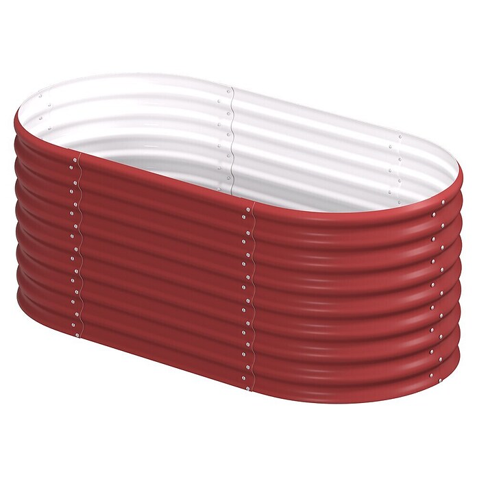 Vitavia Hochbeet Terra 630 (162 x 82 x 63 cm, Zincalume®, Rubin) | BAUHAUS