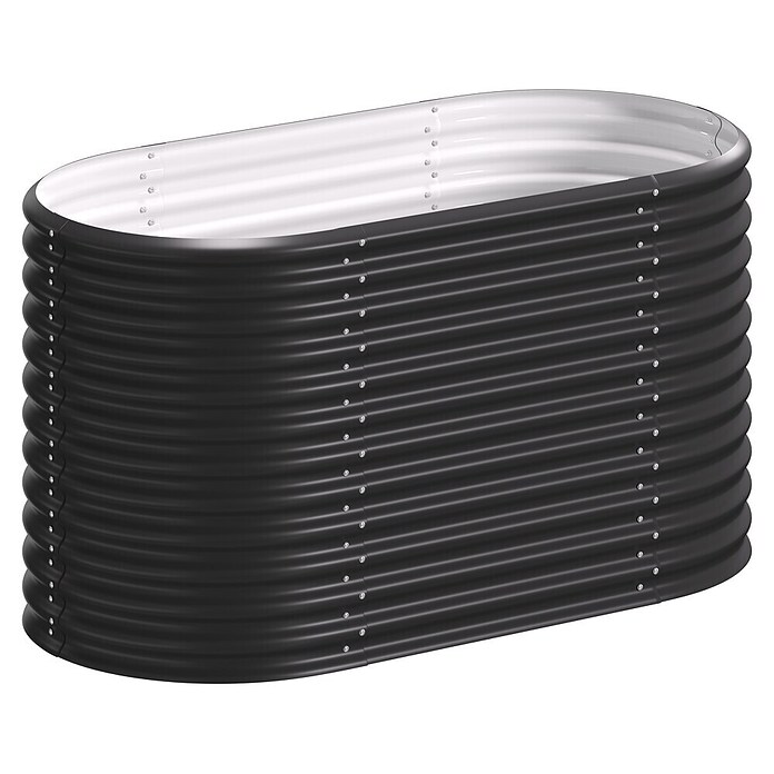 Vitavia Hochbeet Terra 858 (162 x 82 x 85,8 cm, Zincalume®, Schwarz) | BAUHAUS