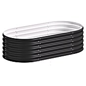 Vitavia Hochbeet Terra 401 (162 x 82 x 40,1 cm, Zincalume®, Schwarz) | BAUHAUS