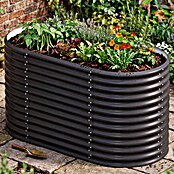 Vitavia Hochbeet Terra 858 (162 x 82 x 85,8 cm, Zincalume®, Schwarz) | BAUHAUS