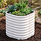 Vitavia Hochbeet (82 x 82 x 86 cm, Stahlblech, Blank, Rund)