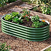 Vitavia Hochbeet Terra 401 (162 x 82 x 40,1 cm, Zincalume®, Seegras) | BAUHAUS